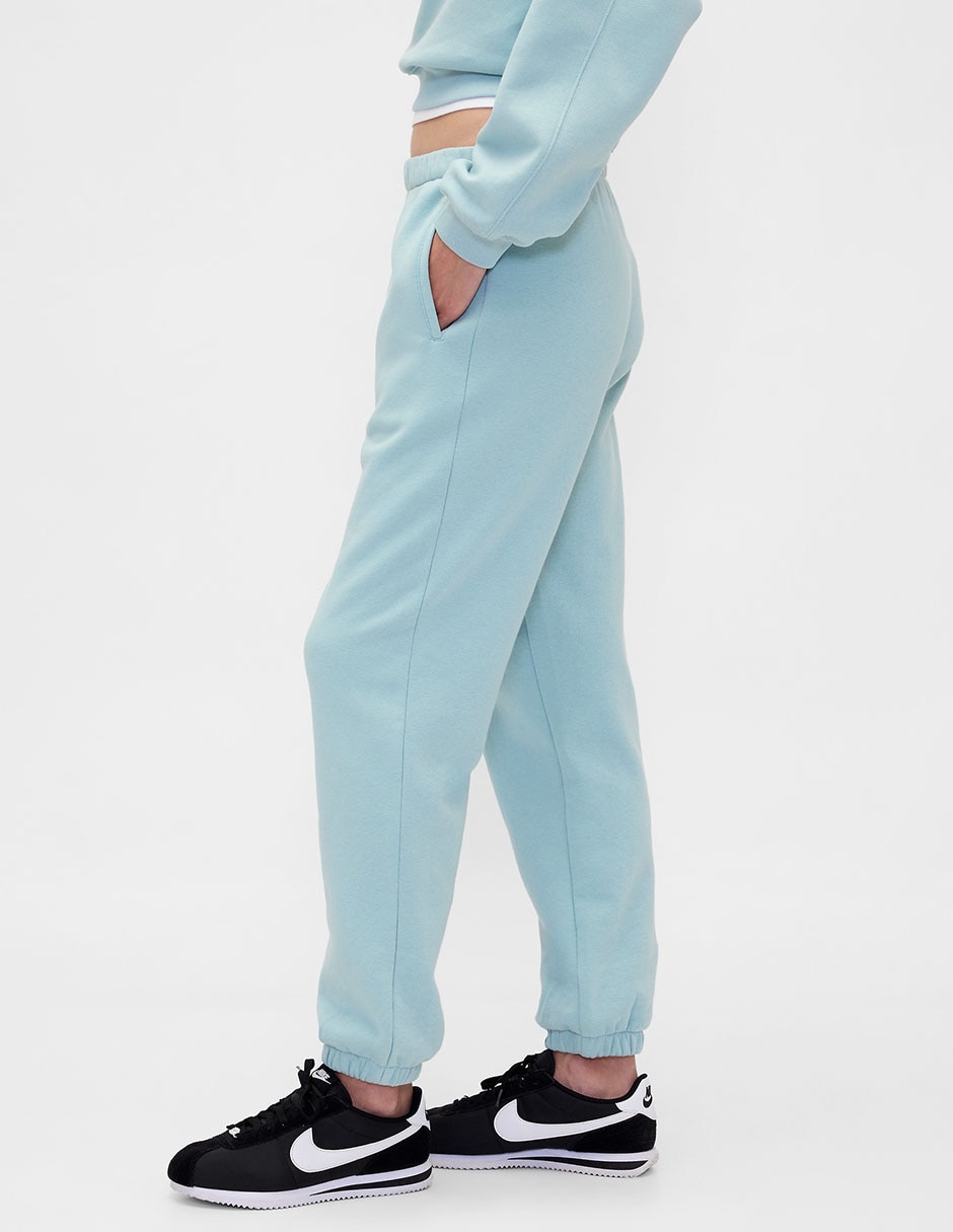 Pants regular con elástico para mujer