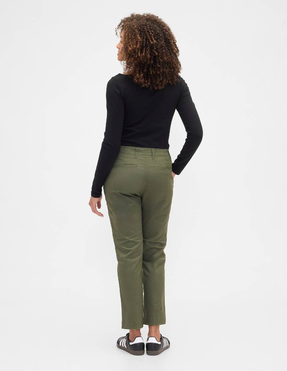 Pantalón chino straight para mujer 7
