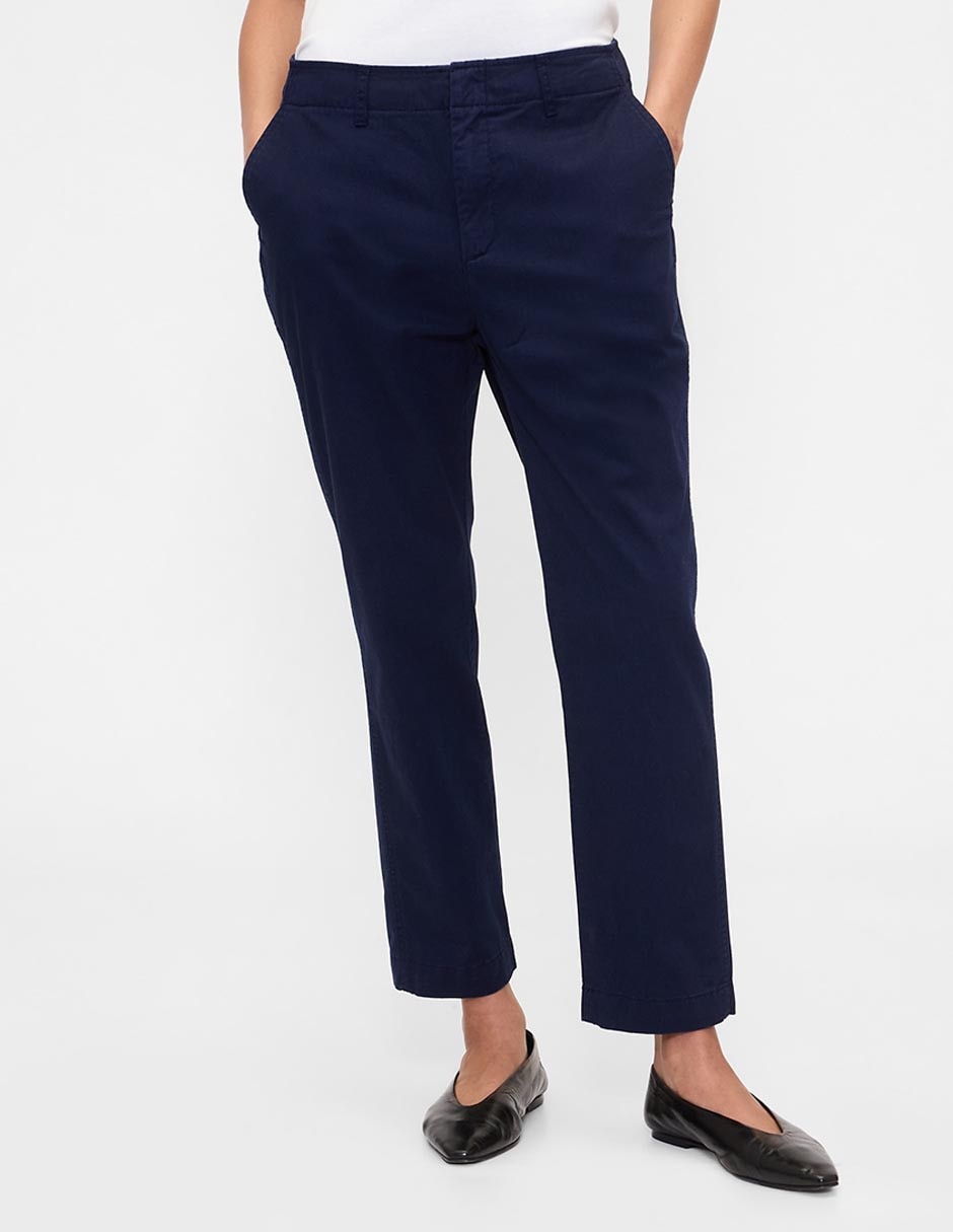 Pantalón chino straight para mujer Pantalón chino straight para mujer