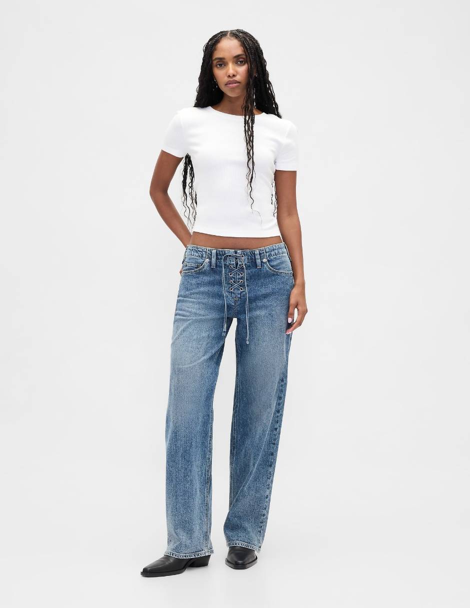 Jeans straight para mujer