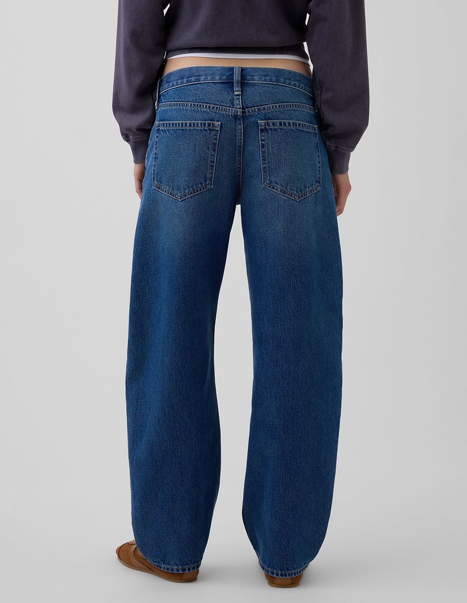 Jeans relaxed straight para mujer 4