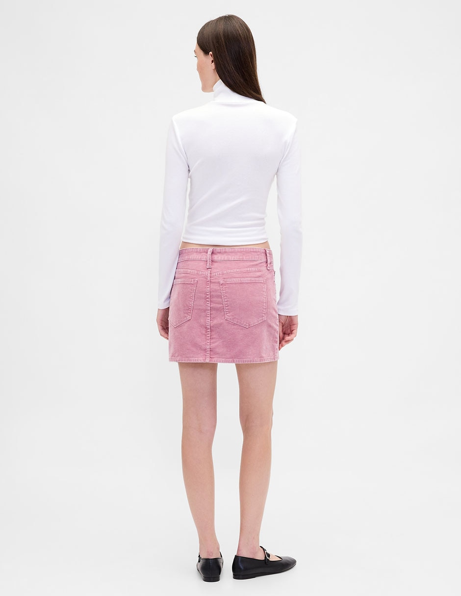Falda mini a la cadera