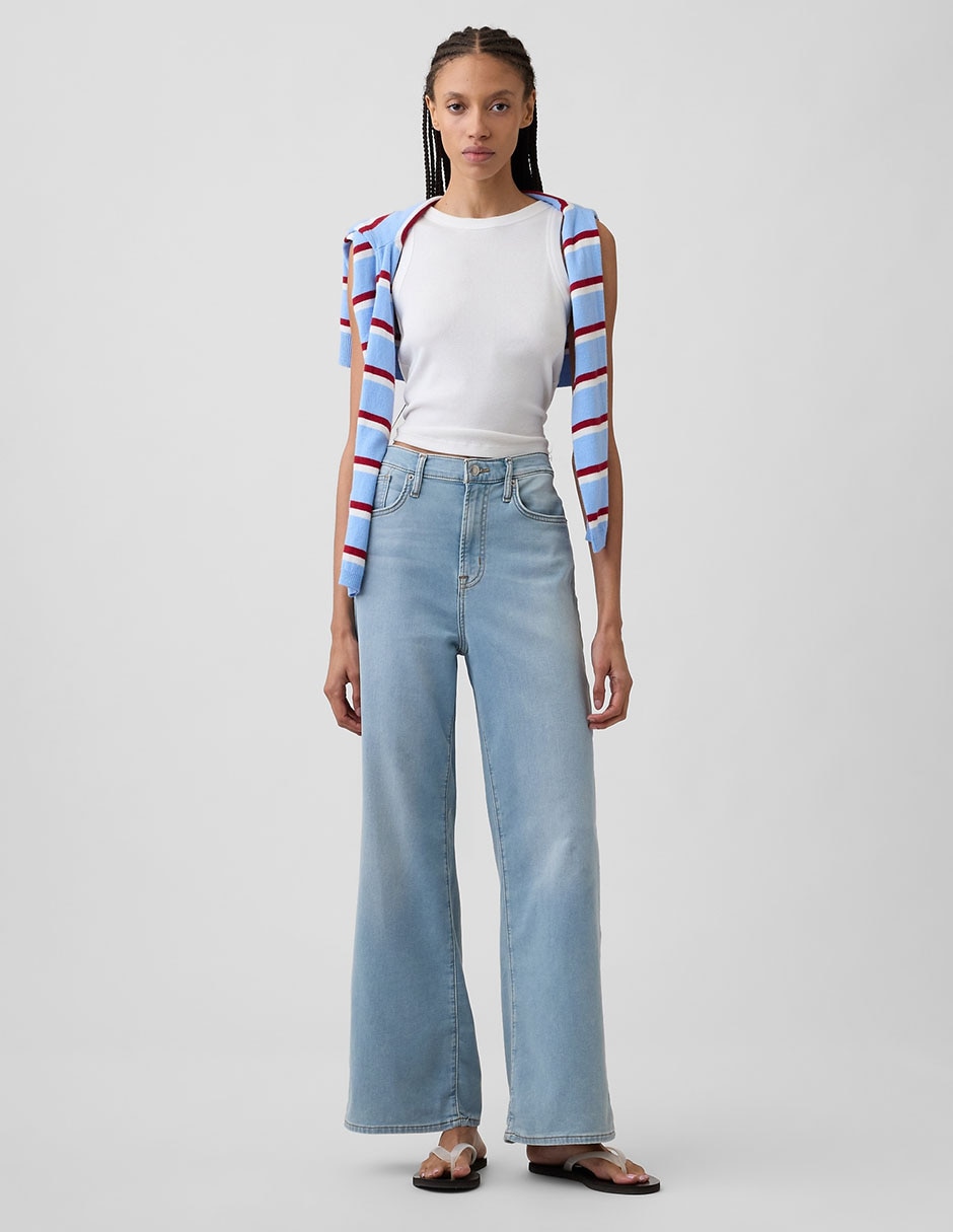 Jeans wide leg para mujer