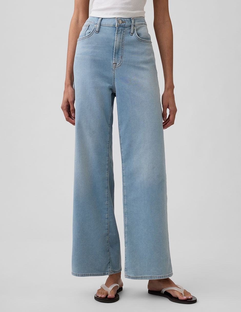 Jeans wide leg para mujer