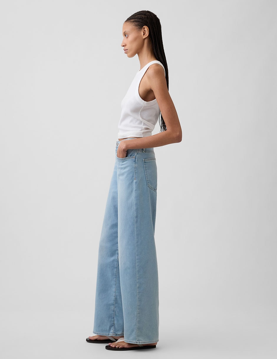 Jeans wide leg para mujer