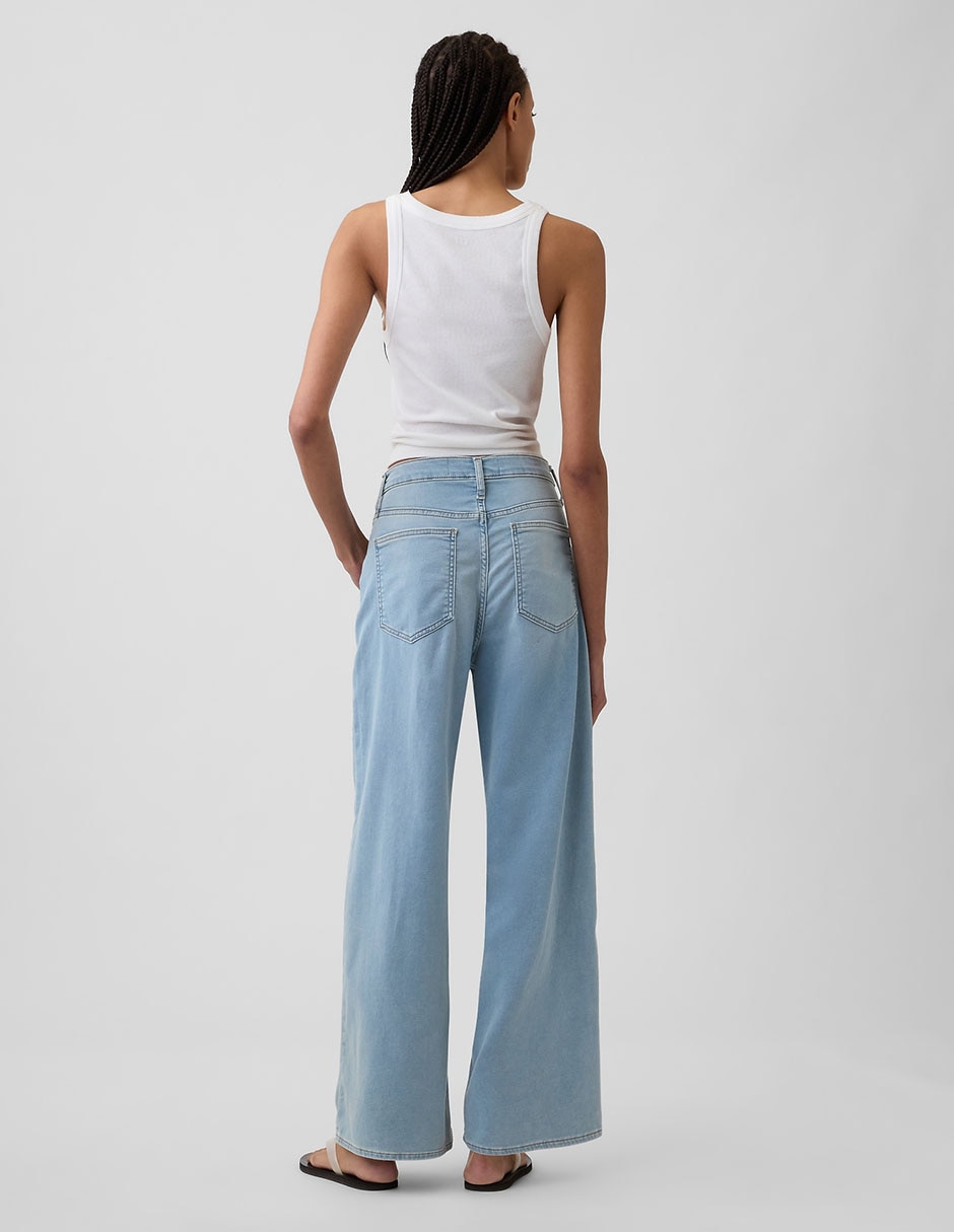 Jeans wide leg para mujer