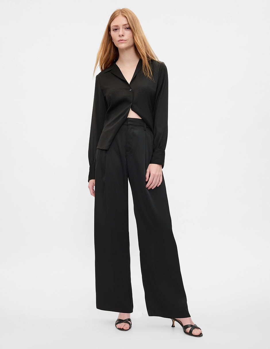 Pantalón de vestir amplio para mujer Pantalón de vestir amplio para mujer