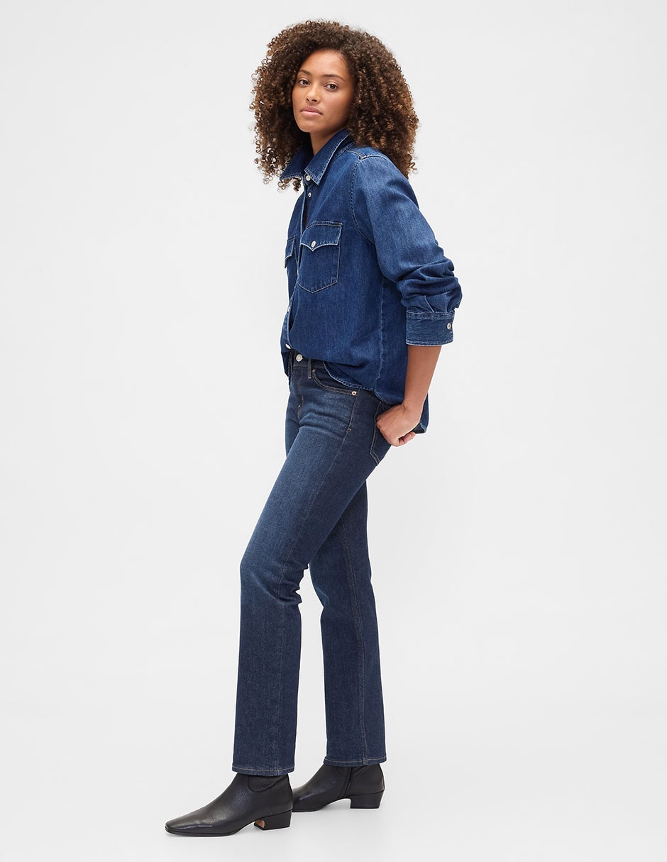 Jeans straight para mujer