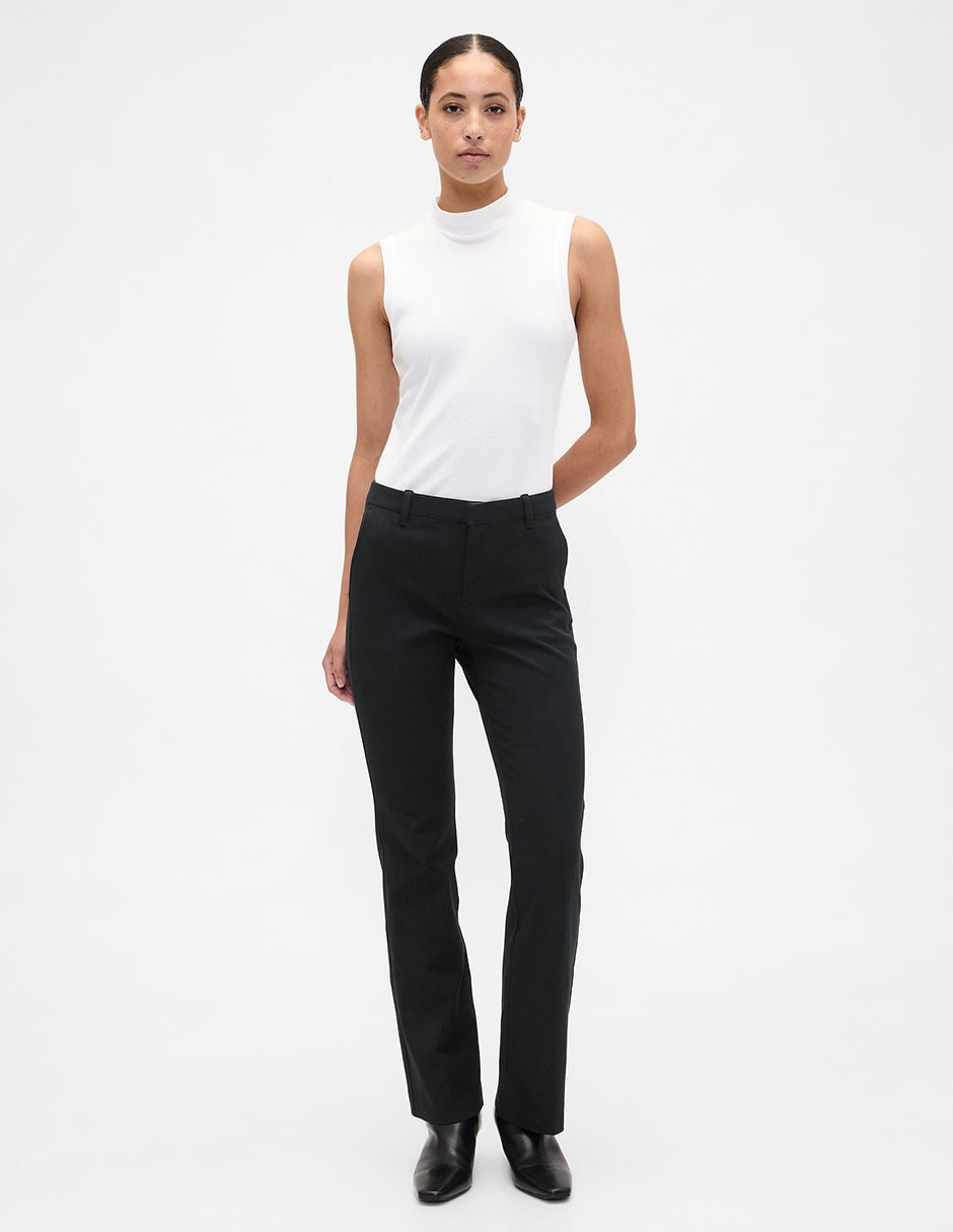 Jeans boot corte a la cintura para mujer 1