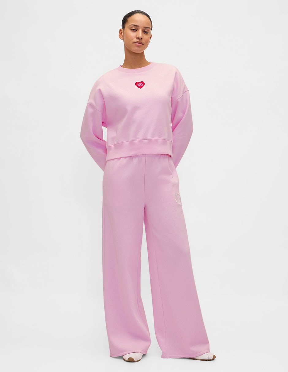Pants straight con elástico para mujer