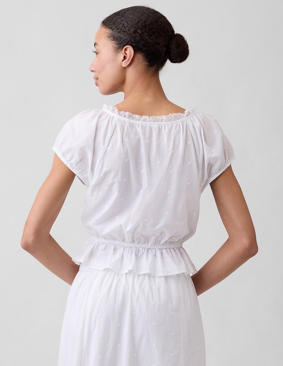 Blusa manga corta para mujer 6