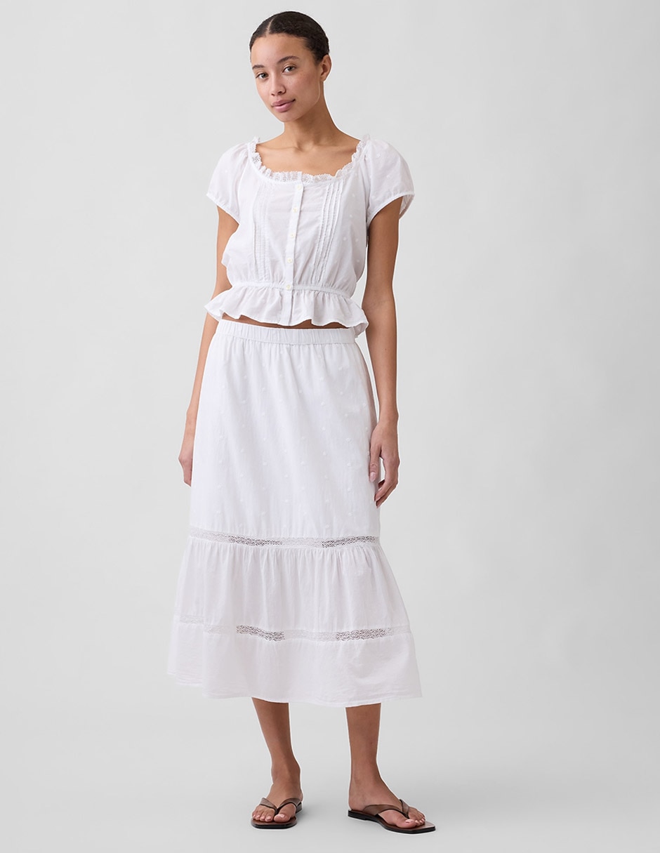 Blusa manga corta para mujer 7