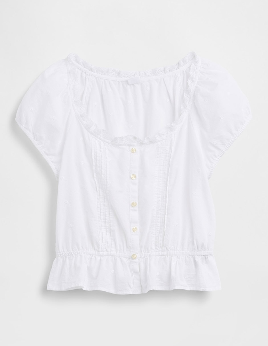Blusa manga corta para mujer 9