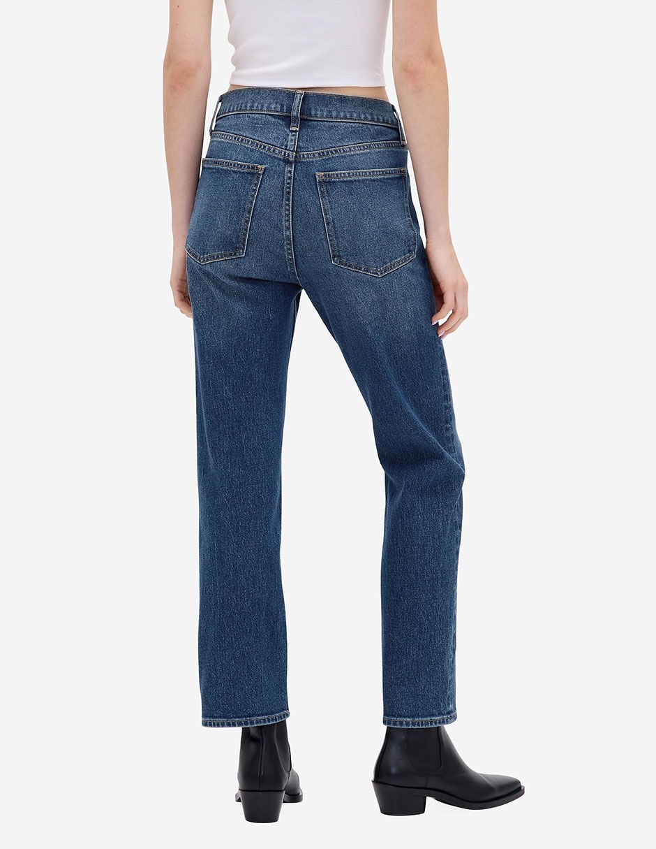 Jeans straight para mujer 2