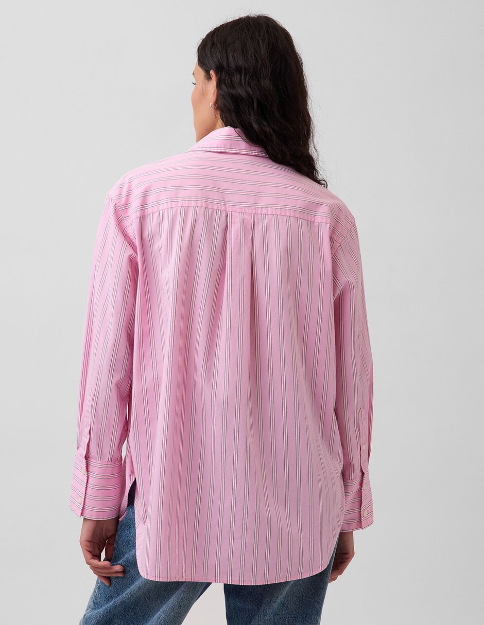 Camisa de algodón manga larga para mujer 3