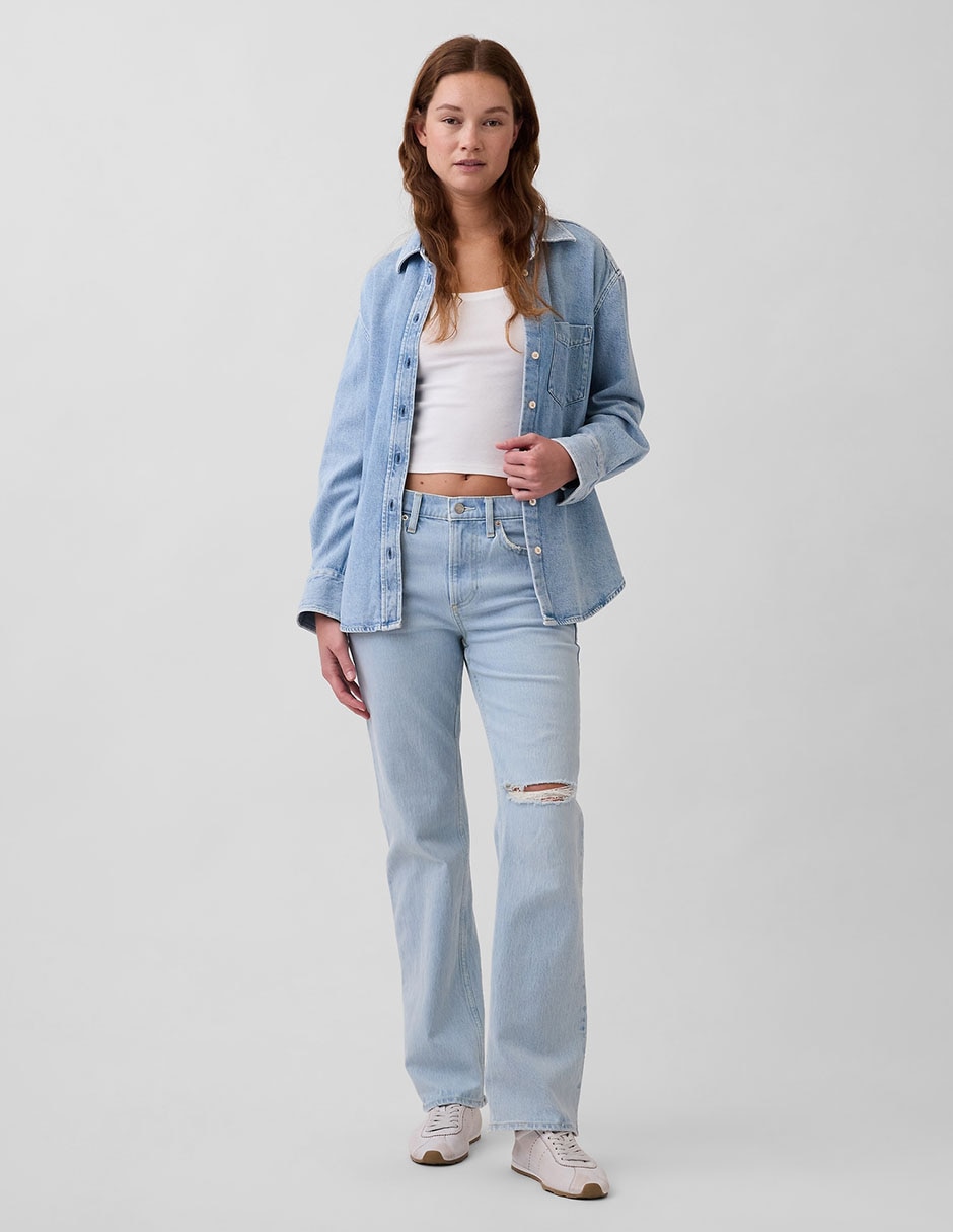 Jeans straight para mujer Jeans straight para mujer