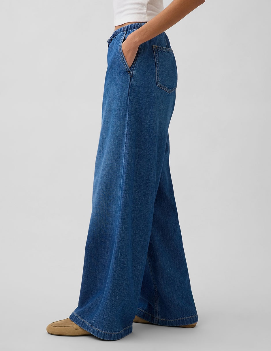 Jeans wide leg para mujer