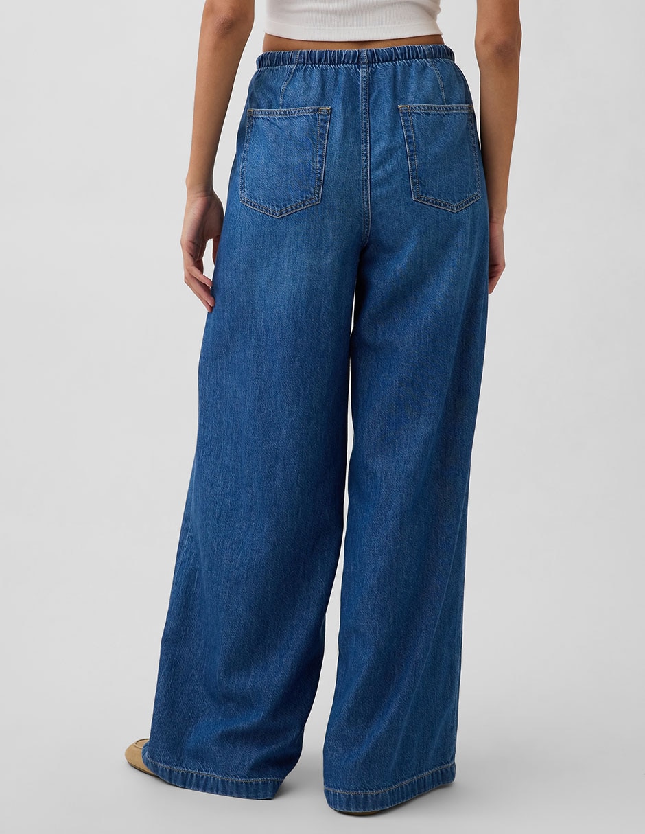 Jeans wide leg para mujer