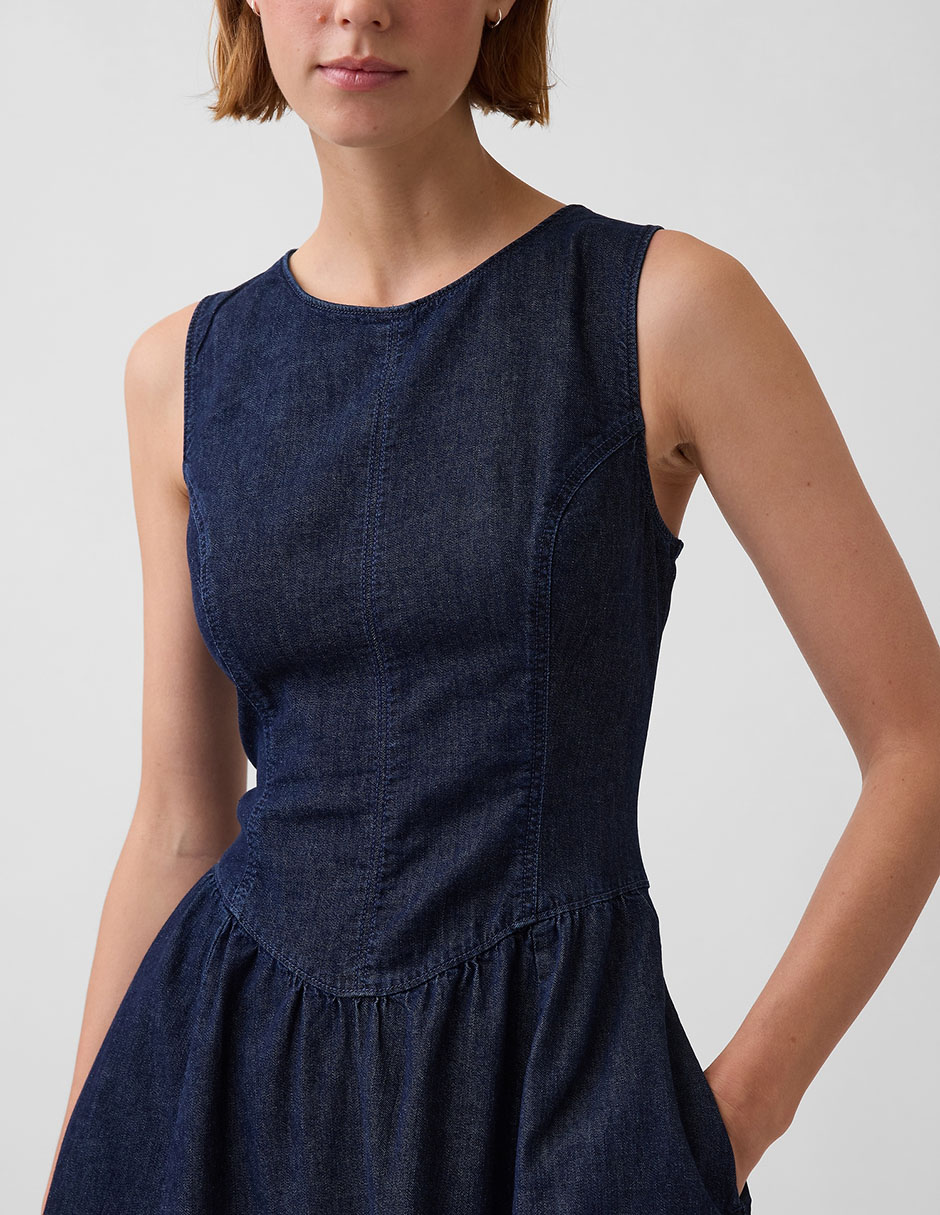 Vestido midi casual para mujer