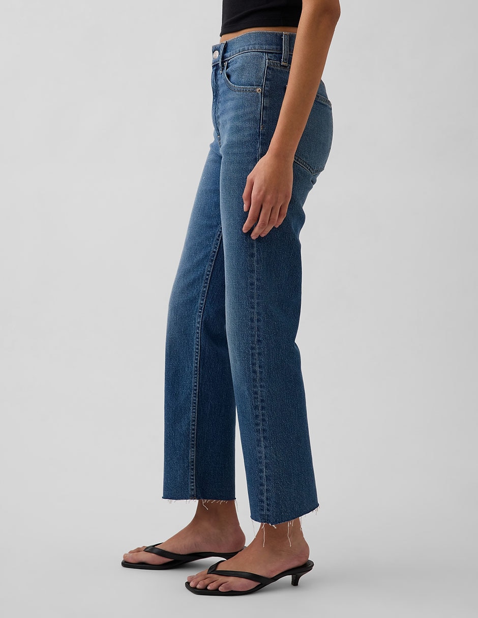 Jeans capri straight para mujer