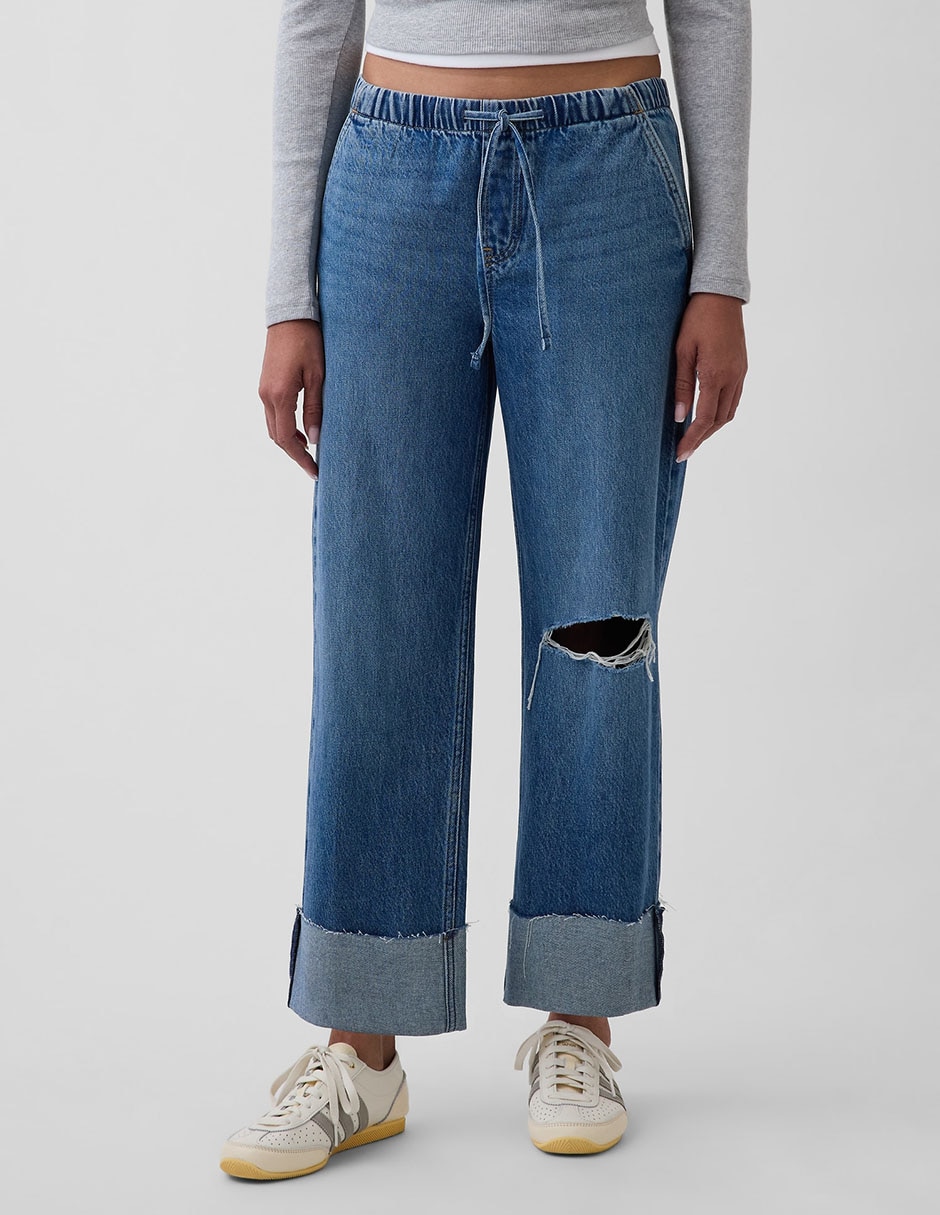 Jeans straight para mujer 5