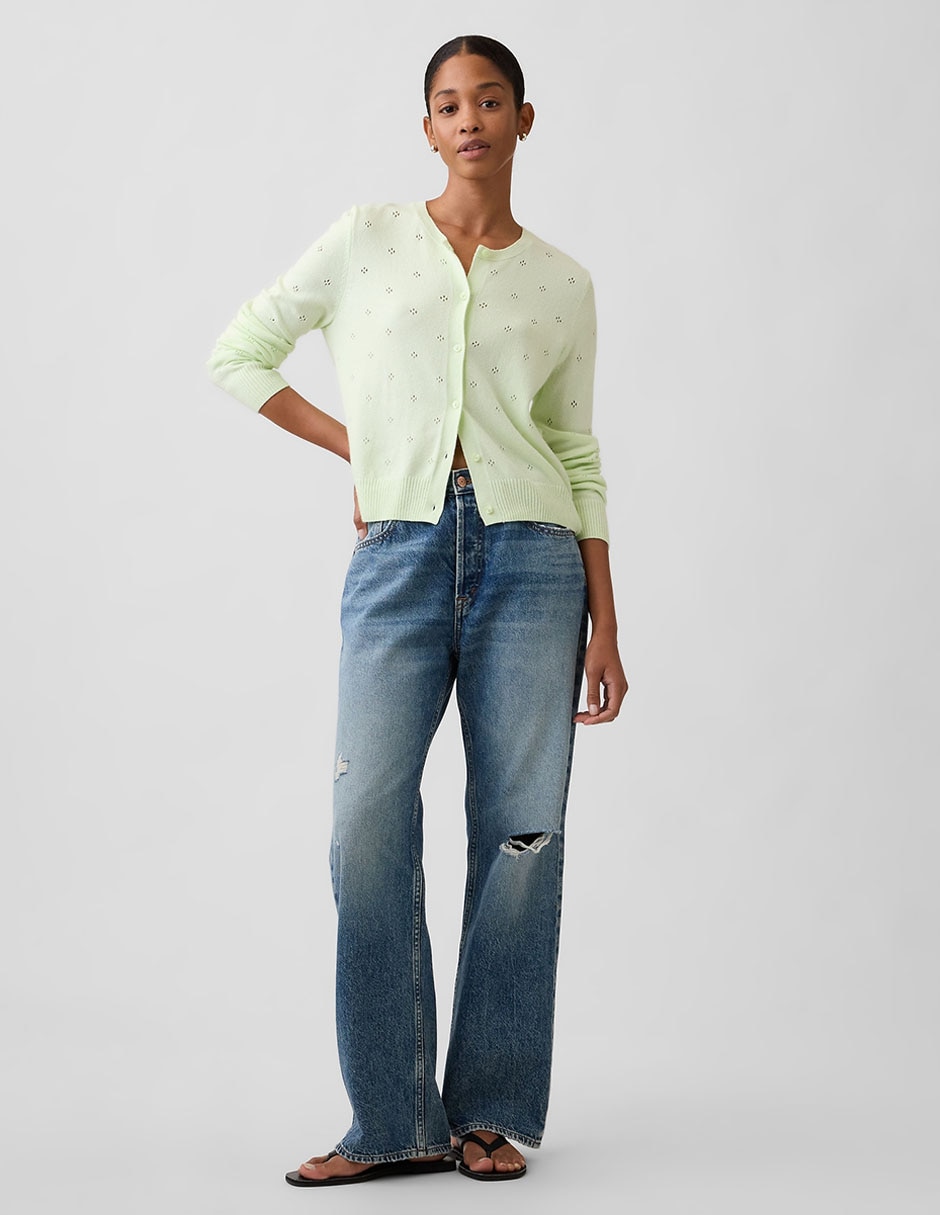 Suéter cuello redondo para mujer 4