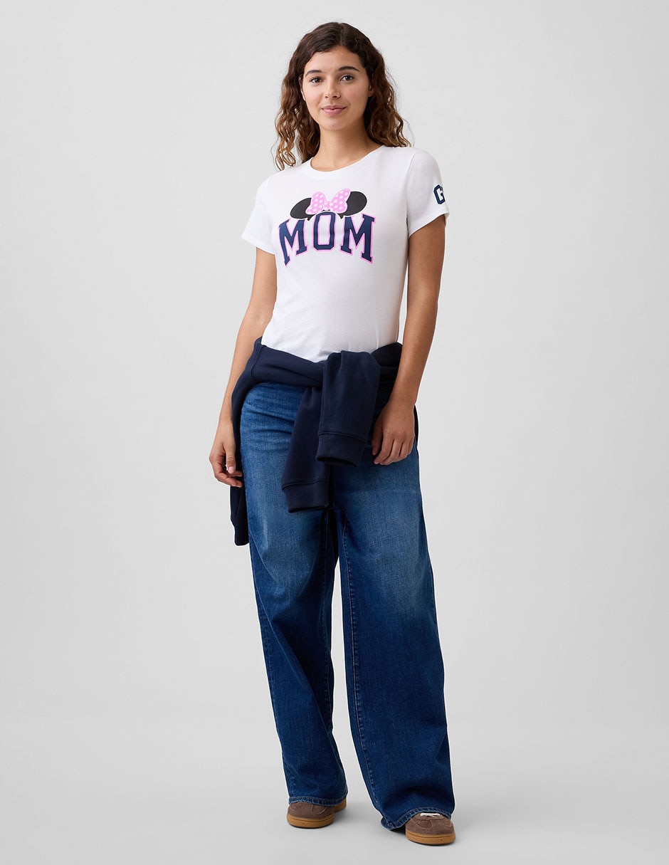 Playera manga corta cuello redondo mujer 4