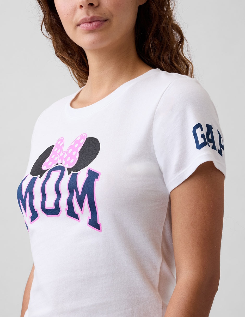 Playera manga corta cuello redondo mujer 3