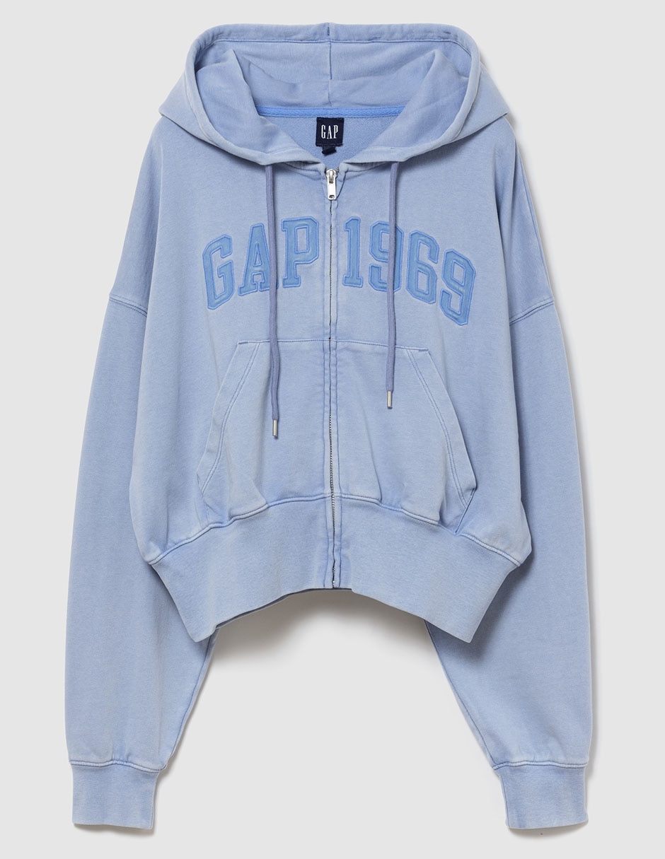 Sudadera con capucha y bolsa para mujer