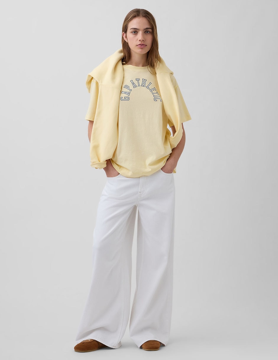 Playera manga al codo cuello redondo mujer 5