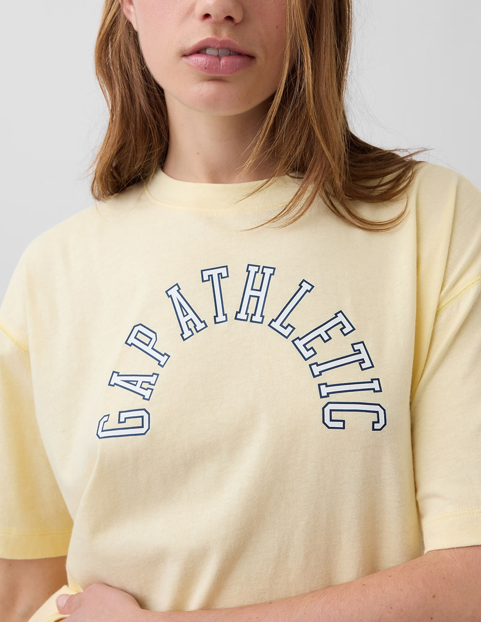 Playera manga al codo cuello redondo mujer 3