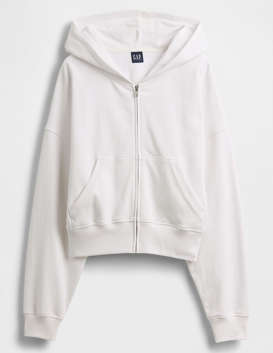 SUDADERA GAP 887723 LISO A, XG, BLANCO
