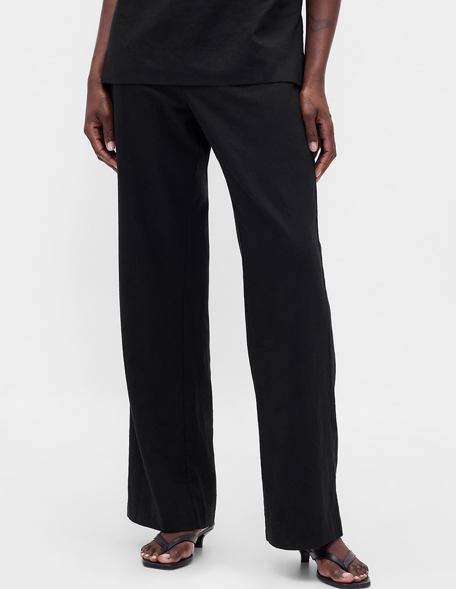 Pantalón de vestir acampanado para mujer 4