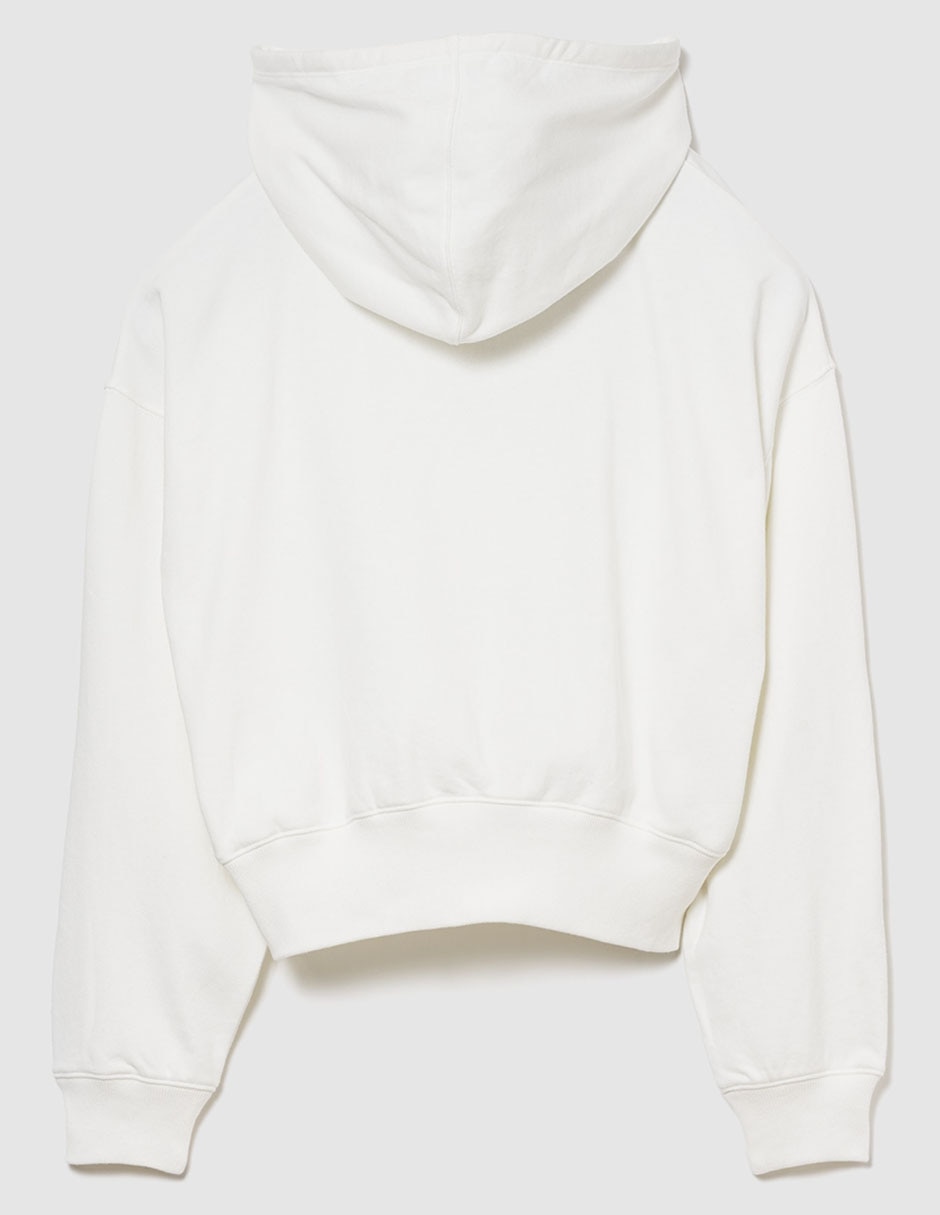 Sudadera con capucha y bolsa para mujer