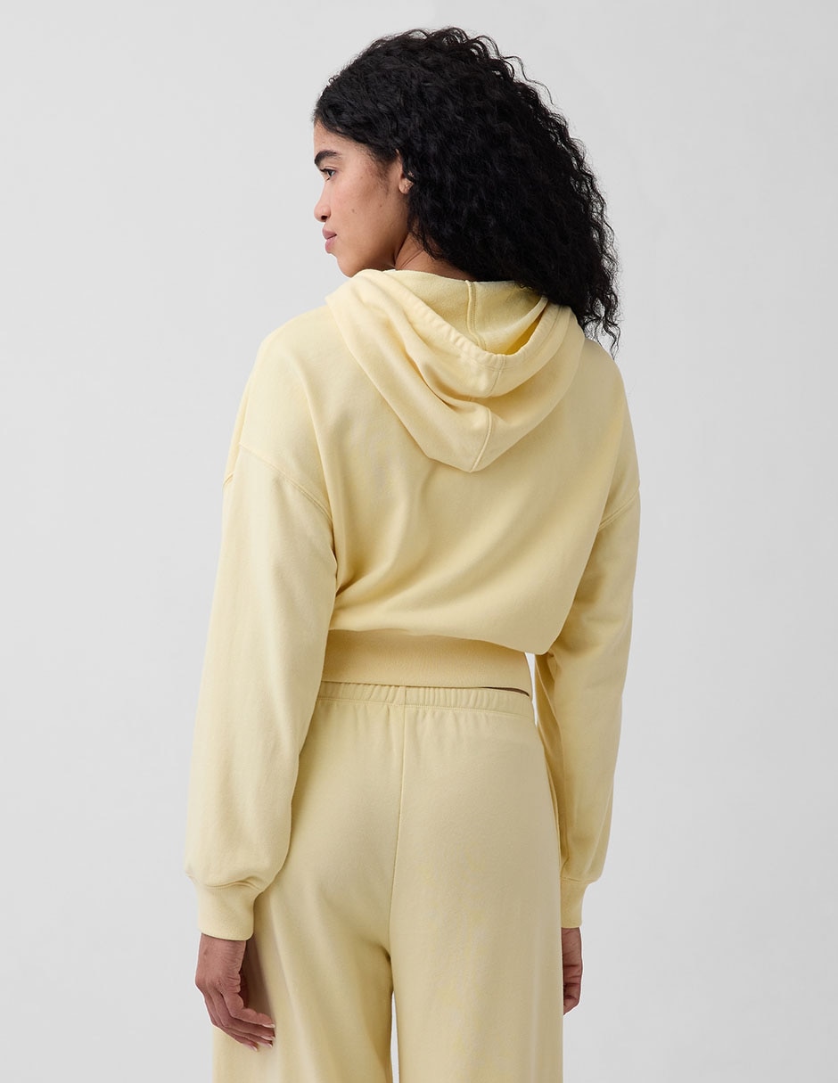 Sudadera con capucha y bolsa para mujer