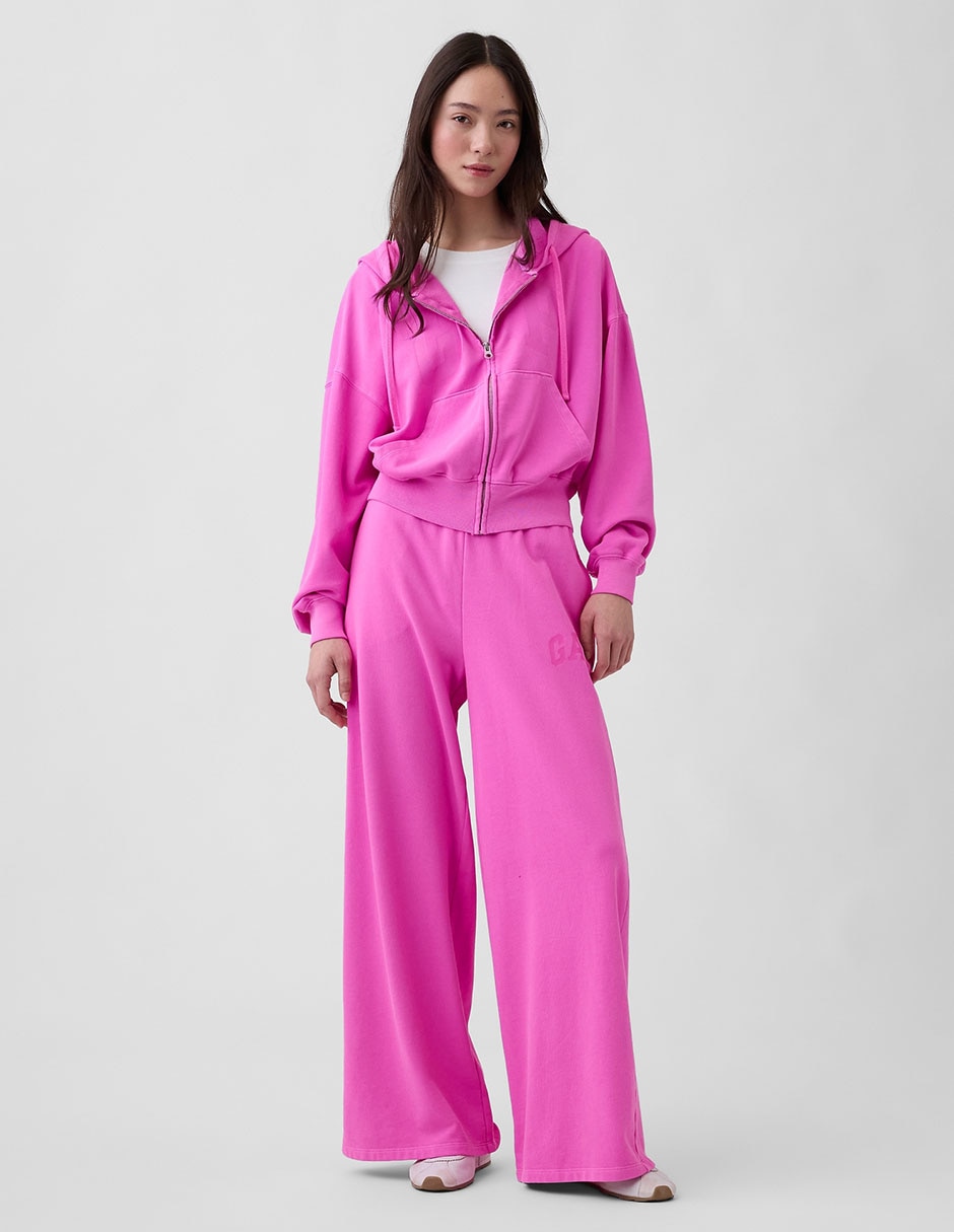 Sudadera con capucha y bolsa para mujer
