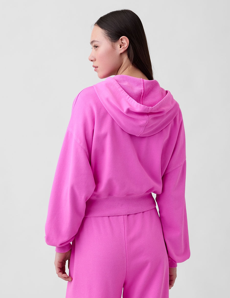 Sudadera con capucha y bolsa para mujer