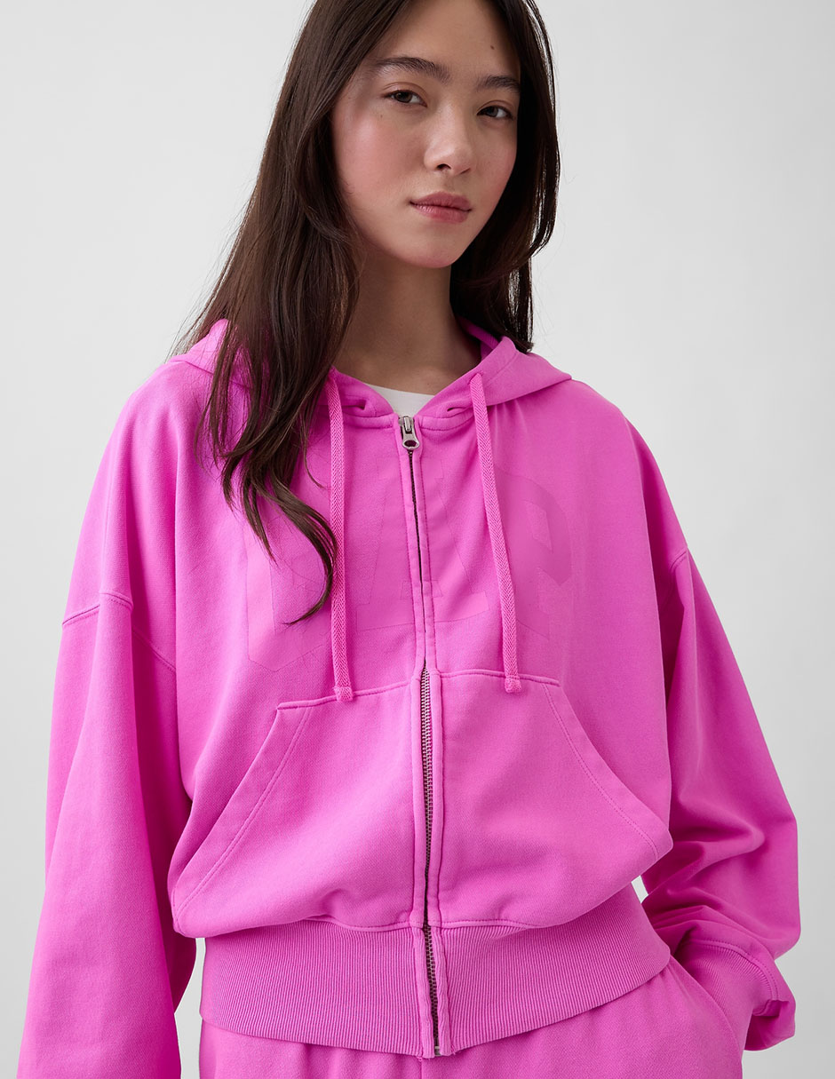 Sudadera con capucha y bolsa para mujer