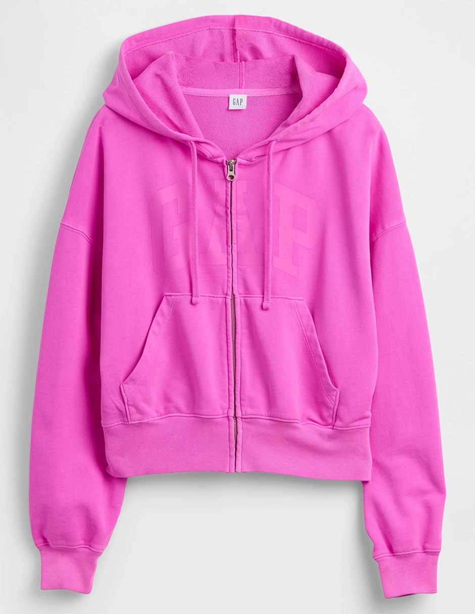 Sudadera con capucha y bolsa para mujer