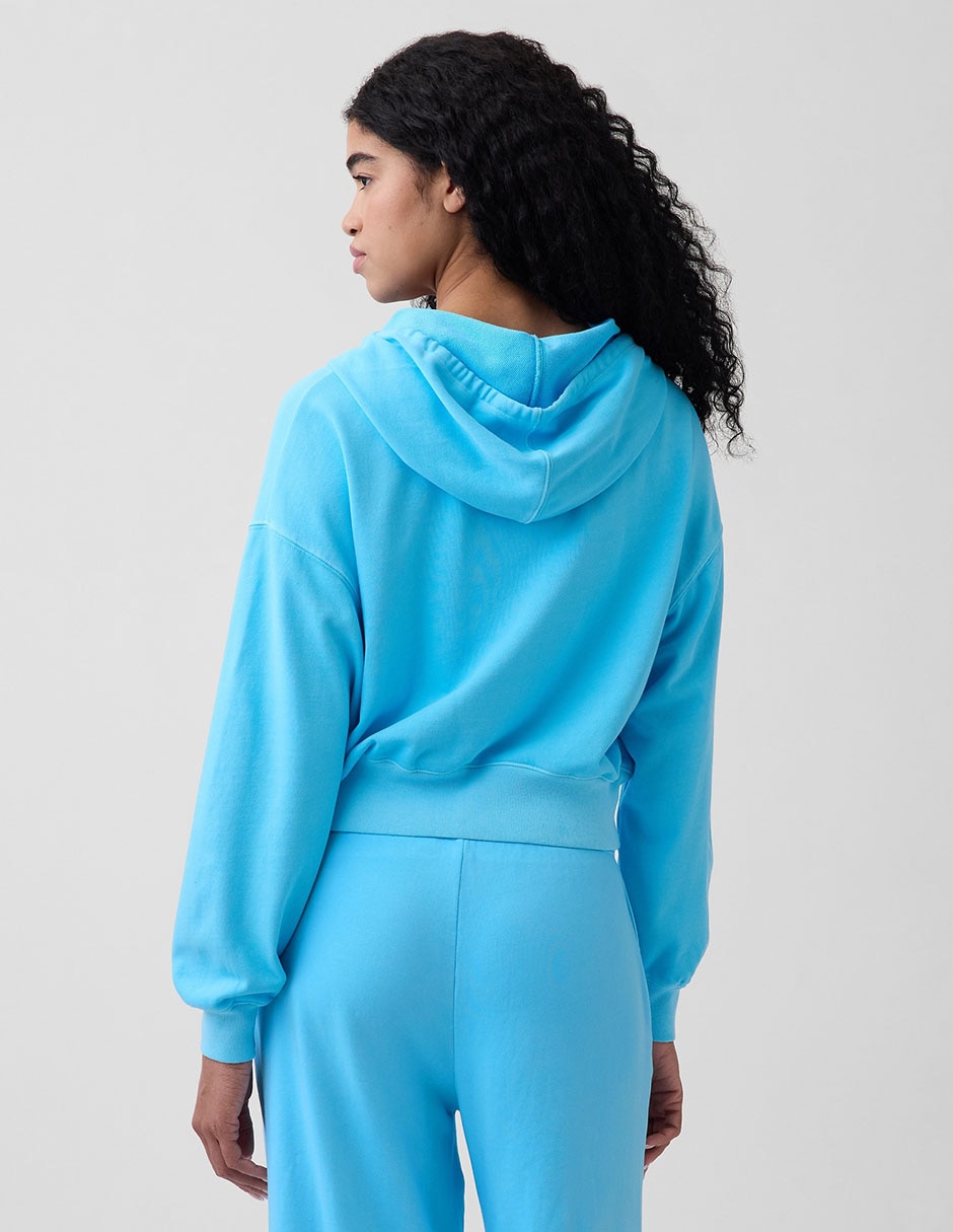 Sudadera con capucha y bolsa para mujer