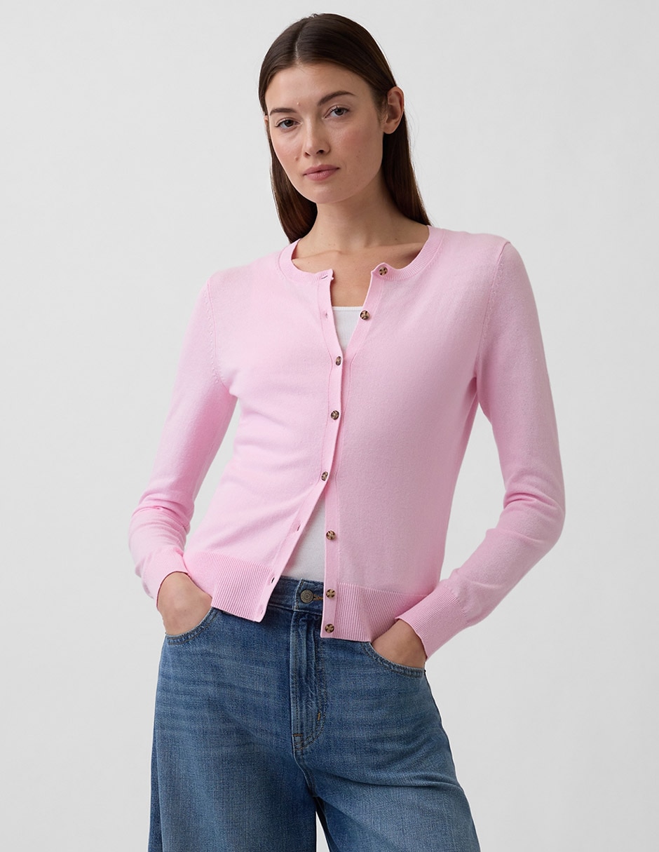 Suéter cuello redondo para mujer