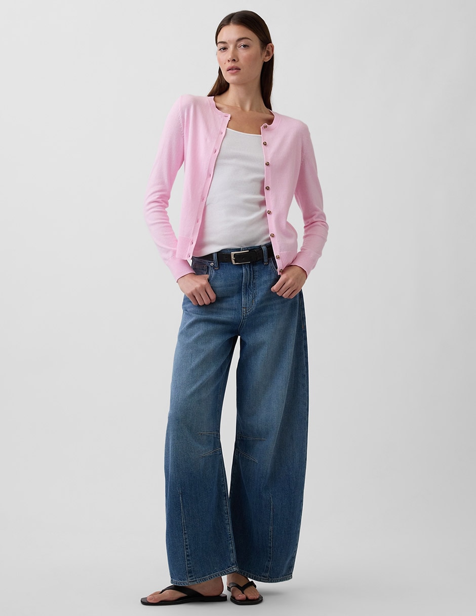 Suéter cuello redondo para mujer