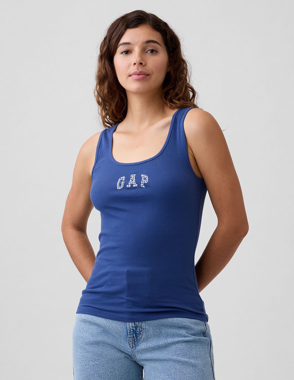 Playera tank cuello redondo para mujer Playera tank cuello redondo para mujer