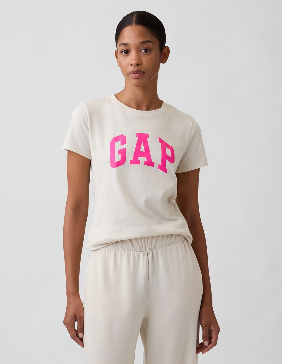 Playera manga corta cuello redondo para mujer Playera manga corta cuello redondo para mujer