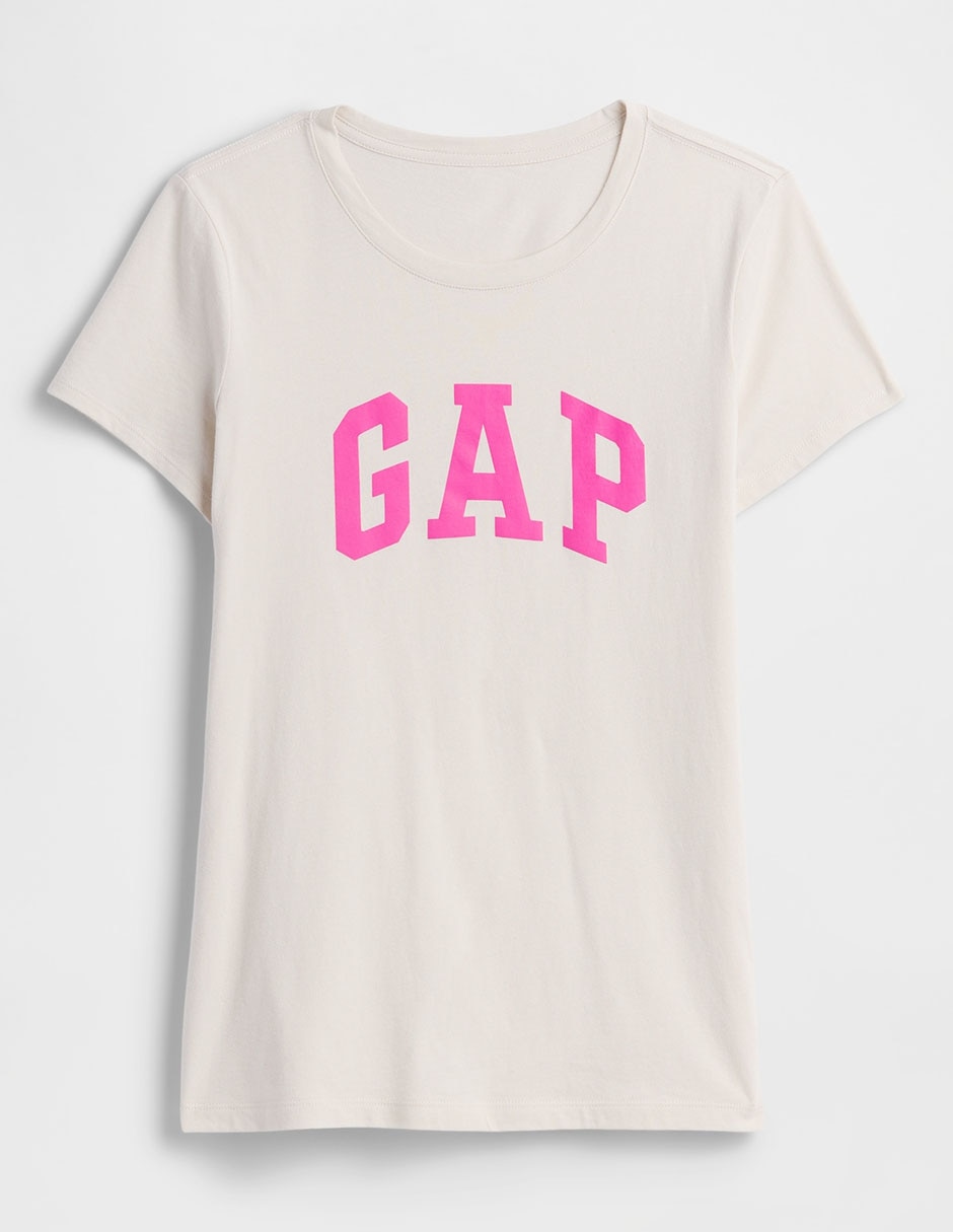 Playera manga corta cuello redondo para mujer