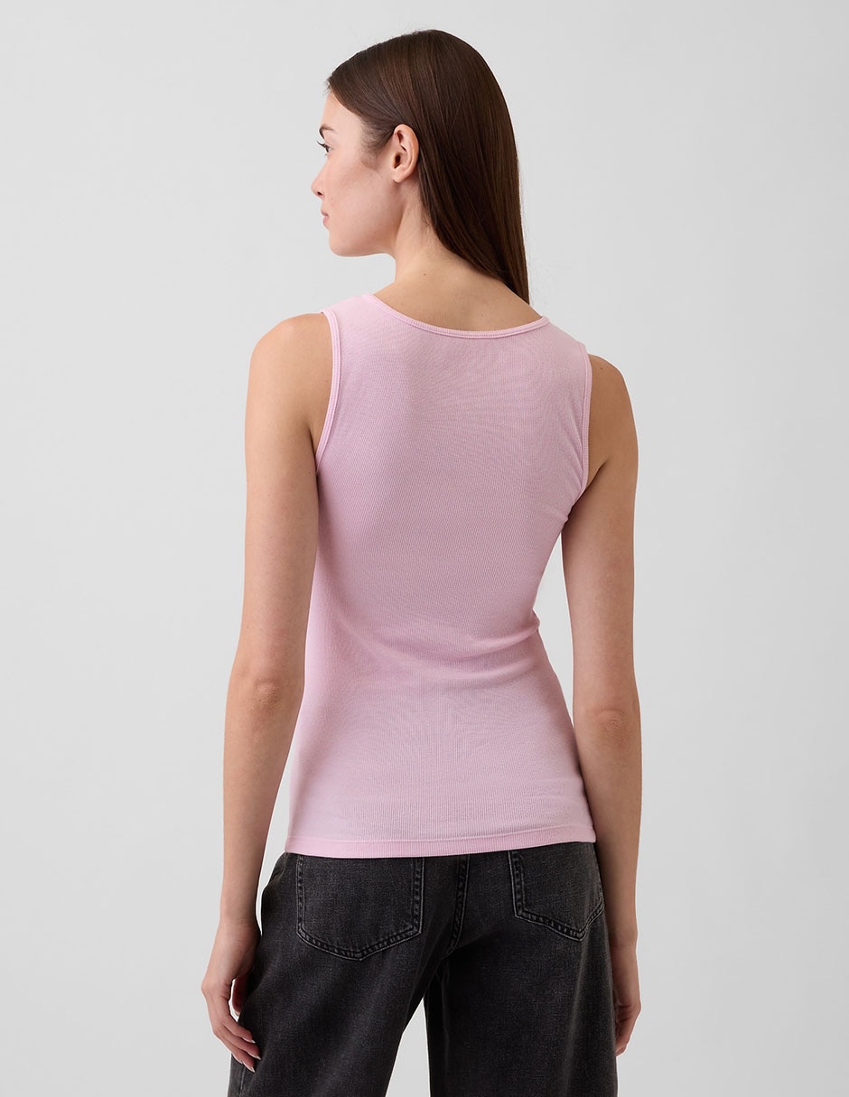 Playera tank cuello redondo para mujer 2