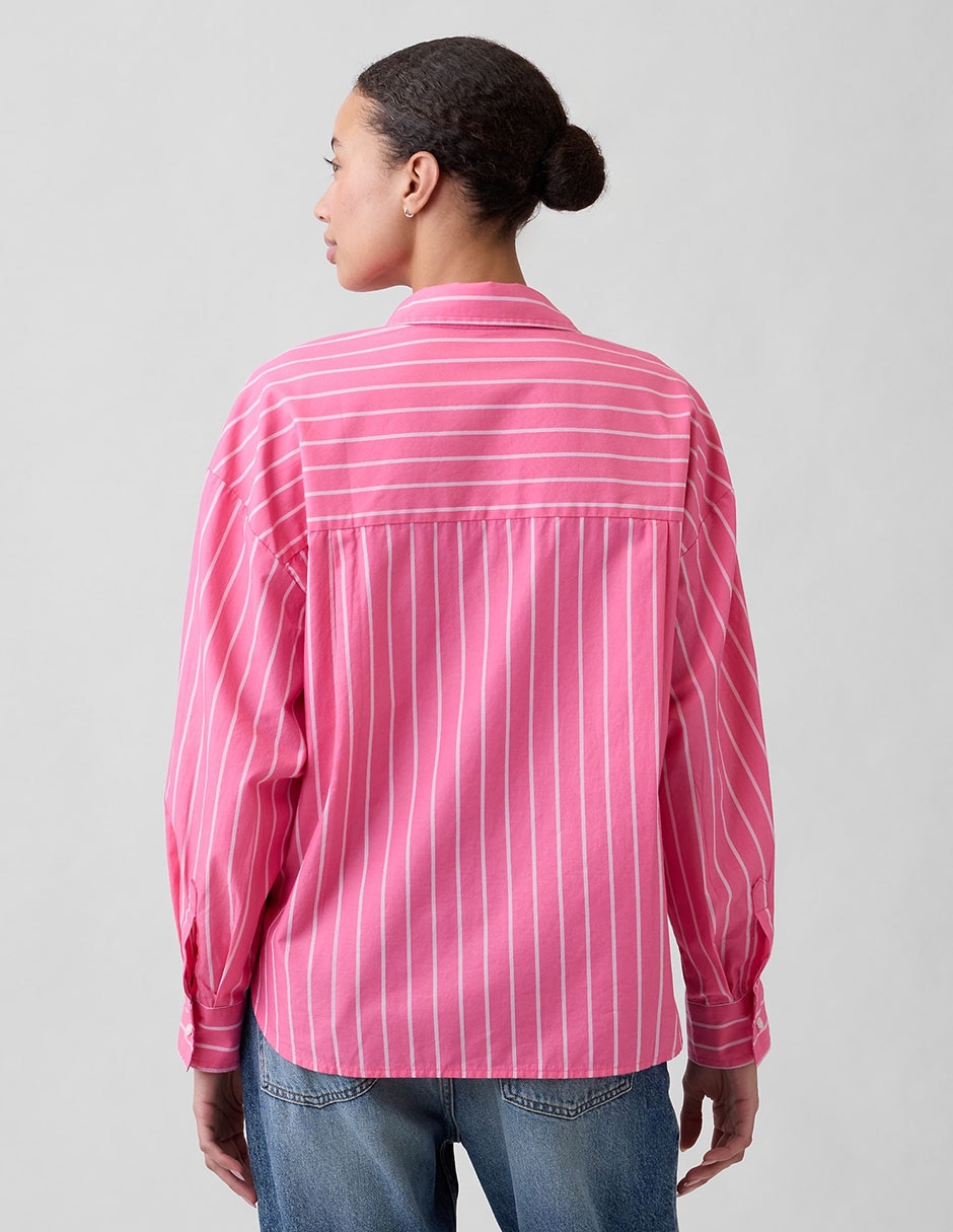 Camisa de algodón manga larga para mujer 5