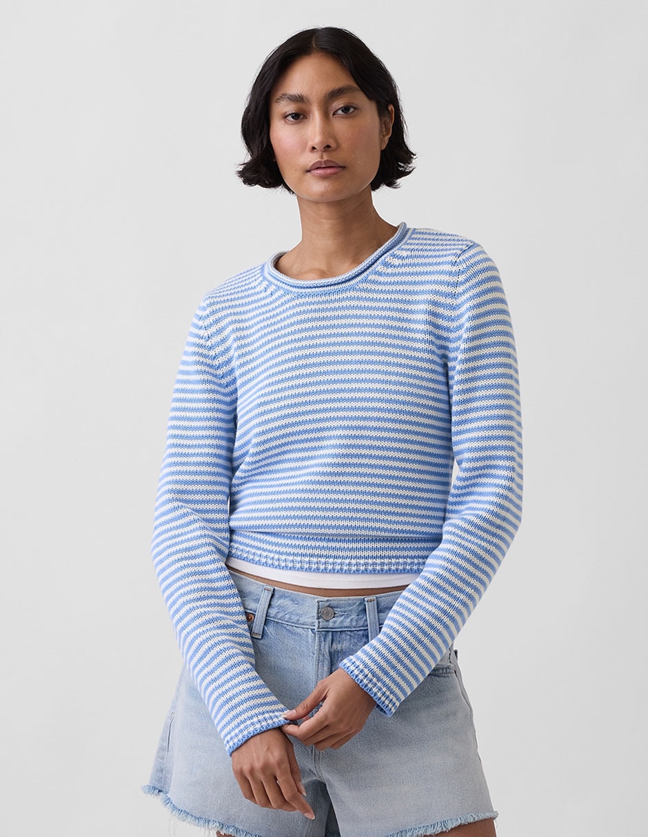 Suéter cuello redondo para mujer Suéter cuello redondo para mujer