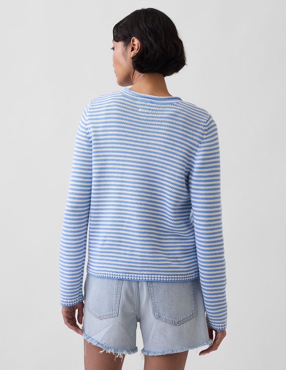 Suéter cuello redondo para mujer