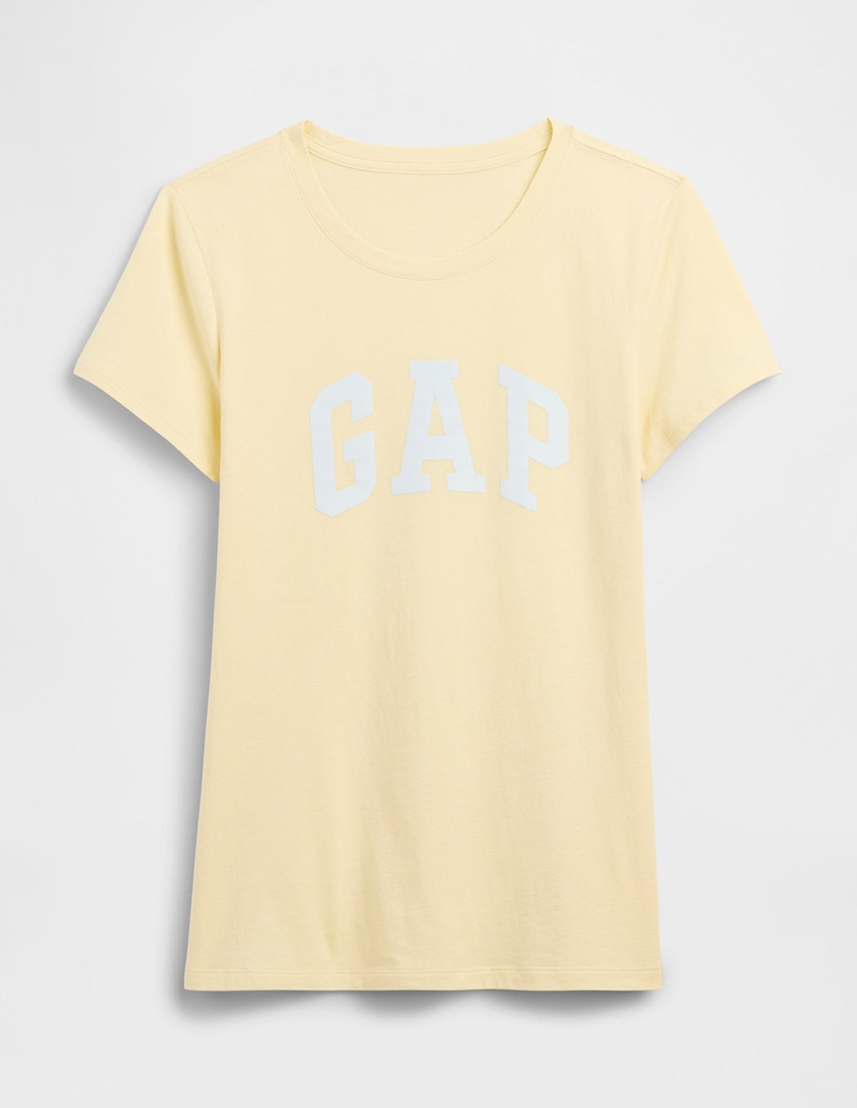 Playera manga corta cuello redondo para mujer